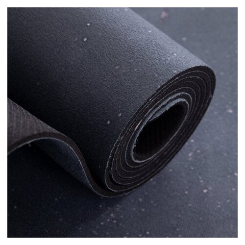 Замшевий килимок для йоги FDSO FI-3391-5 Чорний (56508053) фото №3