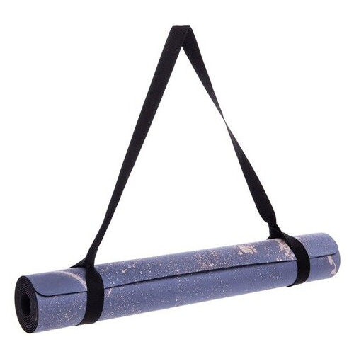 Замшевий килимок для йоги FDSO FI-3391-6 Синій (56508054) фото №7