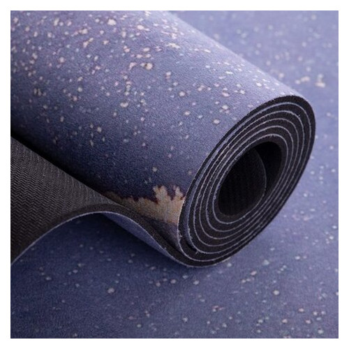 Замшевий килимок для йоги FDSO FI-3391-6 Синій (56508054) фото №3