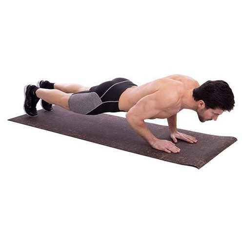 Килимок для йоги FDSO Джутовий (Yoga mat) FI-2441 Бордовий (56508138) фото №9
