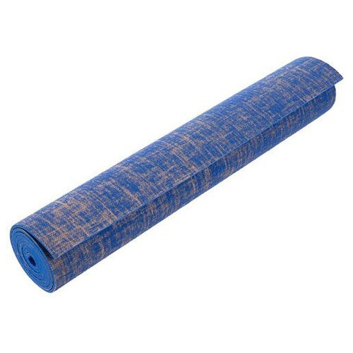 Килимок для йоги FDSO Джутовий (Yoga mat) FI-2441 Синій (56508138) фото №4