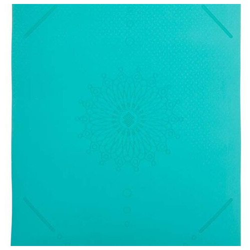 Килимок для йоги FDSO з розміткою FI-2430 Блакитний (56508152) фото №7