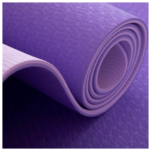 Килимок для йоги FDSO з розміткою FI-2430 Фіолетовий (56508152) фото №3