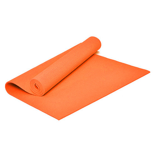 Коврик для йоги EasyFit ПВХ 6 мм Оранжевый фото №1