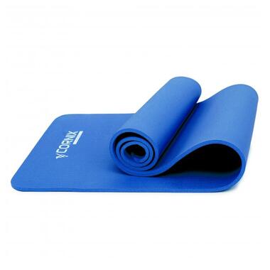 Килимок спортивний Cornix NBR 183x61x1 cм для йоги та фітнесу XR-0009 Blue фото №4