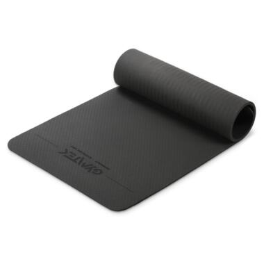 Килимок (мат) для фітнесу та йоги Gymtek Premium ТРЕ 0,5 см чорний (5907766664079) фото №1