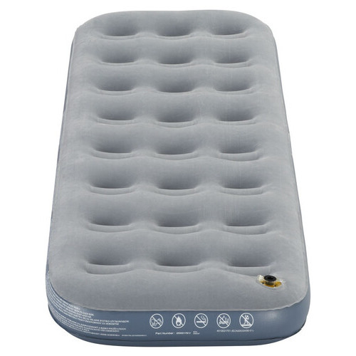 Кемпінговий надувний килимок, надувне ліжко Campingaz Quickbed Compact Single сірий фото №2