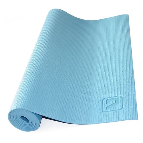 Килимок для йоги LiveUp Pvc Yoga Mat 173x61x0,4 см Blue (LS3231-04b) фото №1