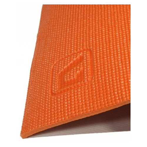 Коврик для йоги LiveUp Pvc Yoga Mat With Print 173x61x0,6см Orange (LS3231c-06o) фото №2