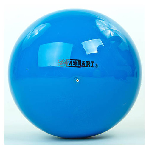 М'яч гімнастичний d-15см Zelart синій 240гр RG150 фото №1