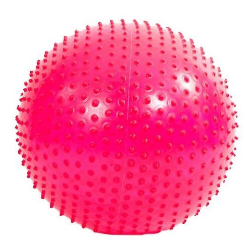 М'яч для фітнесу Zelart масажний FI-1986 55см Рожевий (56363039) фото №1