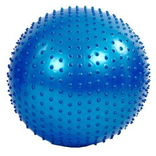 М'яч для фітнесу Zelart масажний FI-1986 55см Синій (56363039) фото №1