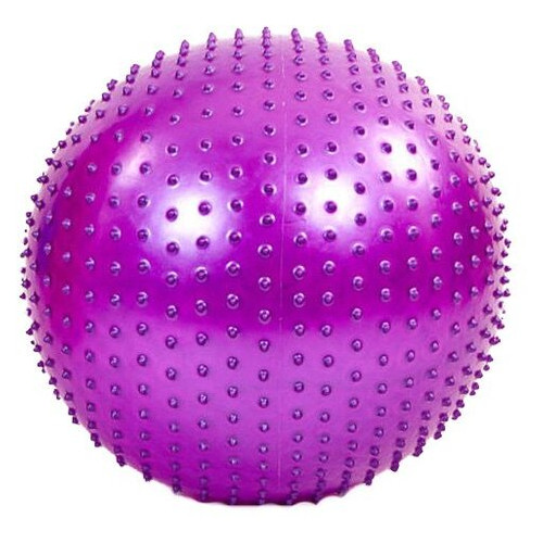 М'яч для фітнесу Zelart масажний FI-1986 55см Фіолетовий (56363039) фото №1