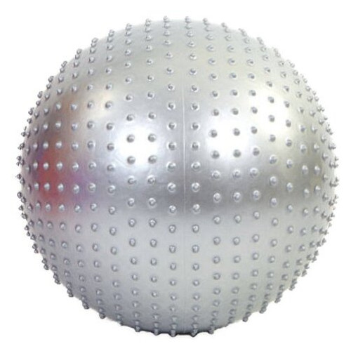 М'яч для фітнесу Zelart масажний FI-1987 65см Сірий (56363060) фото №1