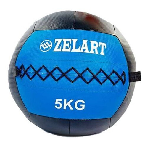 М'яч для кросфіту Zelart FI-5168 5кг Чорно-синій (56363037) фото №1