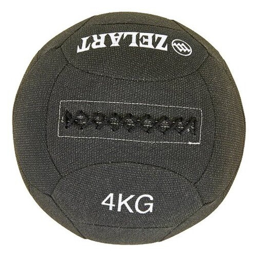 М'яч для кросфіту Zelart набивний FI-7224 4кг Чорний (56363032) фото №1