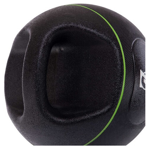 М'яч медичний медбол із двома ручками Zelart TA-7827 5кг Зелений (56363223) фото №5