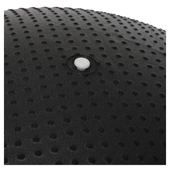 М'яч для фітнесу фітбол масажний Zelart FI-9929 65см Чорний (56363244) фото №4