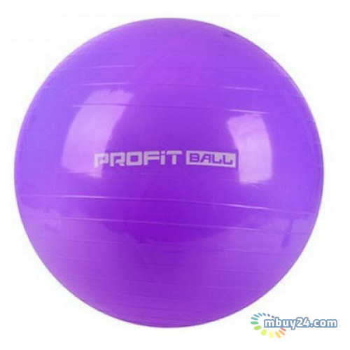 Мяч для фитнеса Profit 65 см усиленный 0382 Violet фото №1