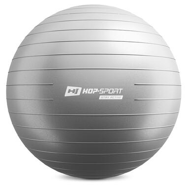 Фітбол Hop-Sport 85 см червоний + насос 2020 (5902308218970) фото №2