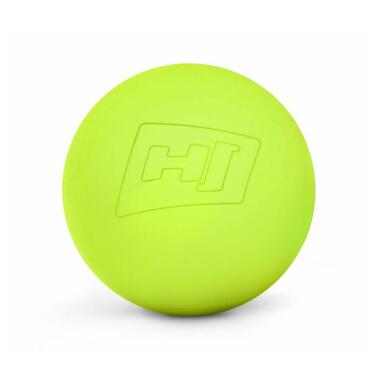 Силіконовий масажний мяч 63 мм Hop-Sport HS-S063MB салатовий (5902308222694) фото №1