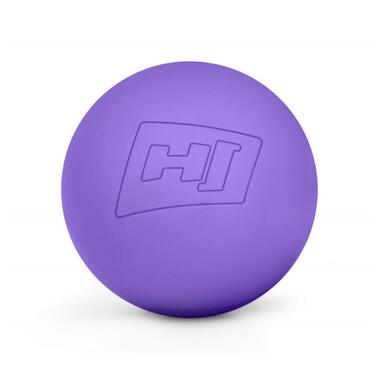 Силіконовий масажний мяч 63 мм Hop-Sport HS-S063MB фіолетовий (5902308217096) фото №1