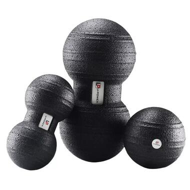 Набір масажних мячиків U-POWEX EPP Massage Ball (3 шт.) Black фото №1