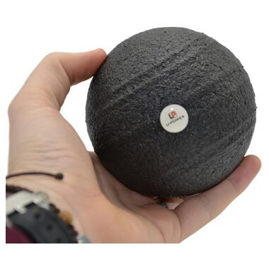 Масажний мяч U-POWEX Epp foam ball (d8cm.) Black фото №6