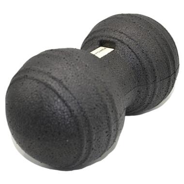 Масажний мяч подвійний U-POWEX Epp foam peanut ball (d8*16cm.) Black фото №4
