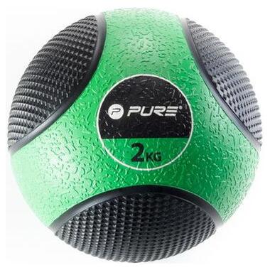 М'яч Pure Medicine чорно-зелений 2 кг (20660280) (M-5031164) фото №1