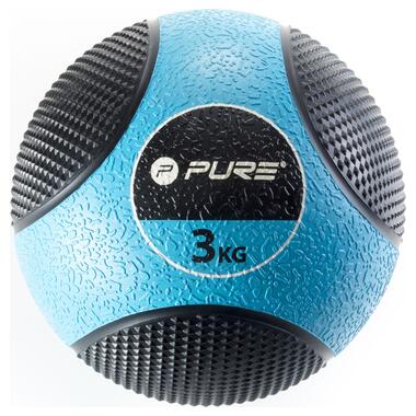 М'яч Pure Medicine чорно-синій 3 кг (20660285) (M-5031165) фото №1