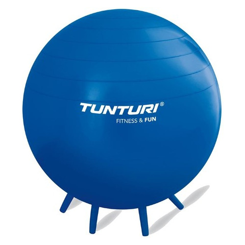 Мяч для фитнеса с ручками Tunturi Sit Ball 65 cm Anti Burst Blue(14TUSFU269) фото №1