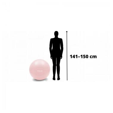 М'яч для фітнесу (фітбол) 4FIZJO 65 см Anti-Burst 4FJ0398 Pink фото №3