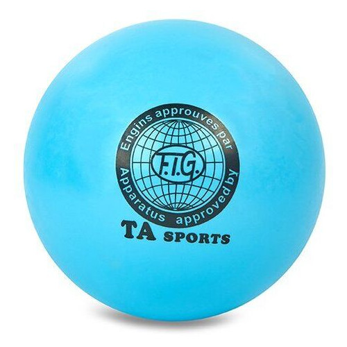 М'яч для художньої гімнастики FDSO TA Sports BA-GB75 Блакитний (60508023) фото №1