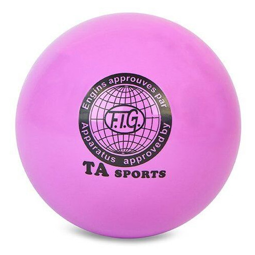 М'яч для художньої гімнастики FDSO TA Sports BA-GB75 Фіолетовий (60508023) фото №1