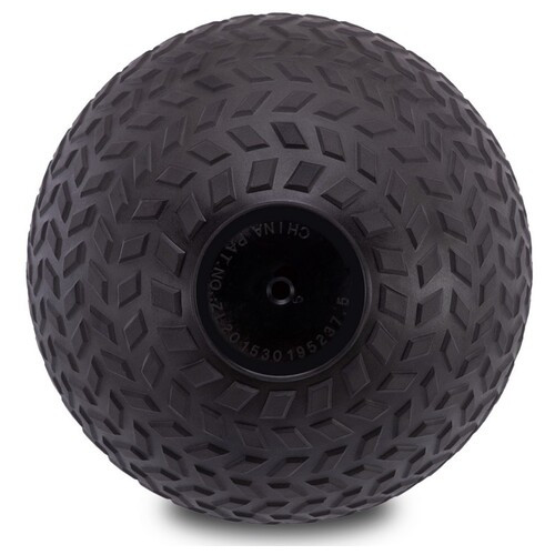 М'яч набивний слембол для кросфіту рифлений FDSO Slam Ball FI-7474 2кг Чорний (56508115) фото №2