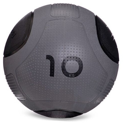 М'яч медичний медбол FDSO Modern Medicine Ball FI-2620 10кг Сіро-чорний (56508141) фото №1