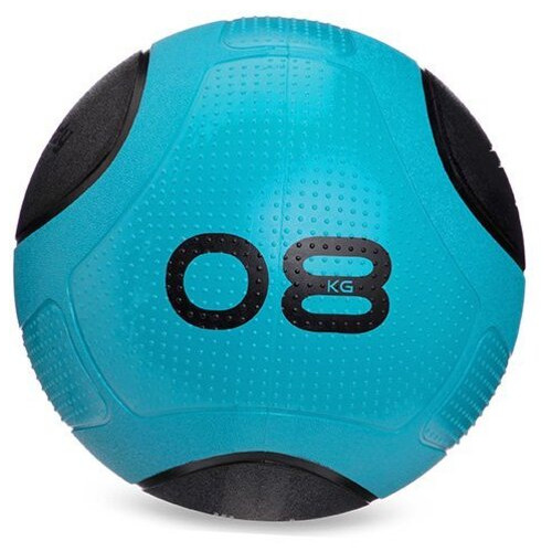 М'яч медичний медбол FDSO Modern Medicine Ball FI-2620 8кг Синьо-чорний (56508141) фото №1