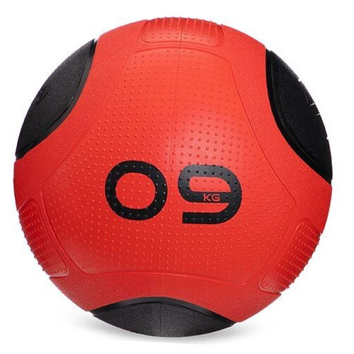 М'яч медичний медбол FDSO Modern Medicine Ball FI-2620 9кг Червоно-чорний (56508141) фото №1