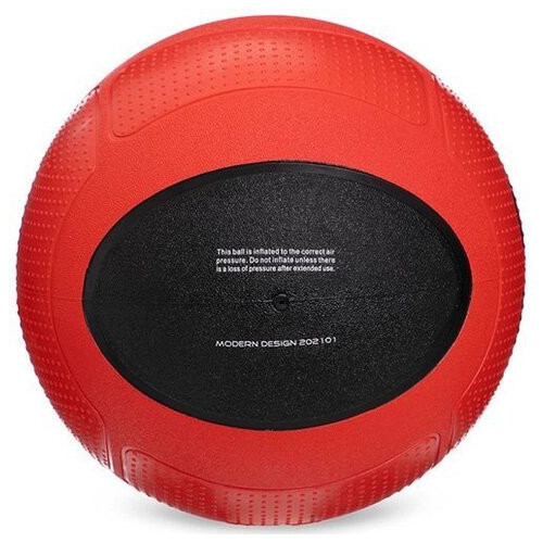М'яч медичний медбол FDSO Modern Medicine Ball FI-2620 9кг Червоно-чорний (56508141) фото №2
