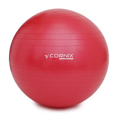 М'яч для фітнесу (фітбол) Cornix 55 см Anti-Burst XR-0018 Red фото №6