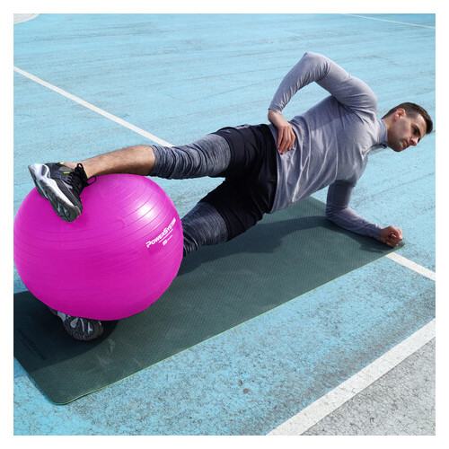 М'яч для фітнесу та гімнастики Power System PS-4013 Pro Gymball 75 cm, Pink фото №6