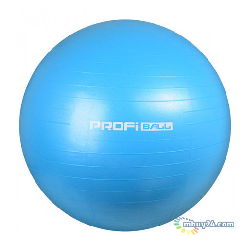 Мяч для фитнеса Profi MS 1539-3 55 см Голубой  фото №1