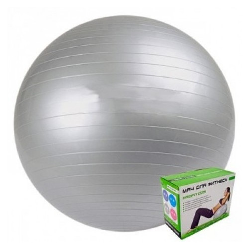 Мяч для фитнеса Profitball M0277-1 Серый 75см фото №2