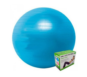 Мяч для фитнеса Profitball M0278-4 85 см Голубой фото №2