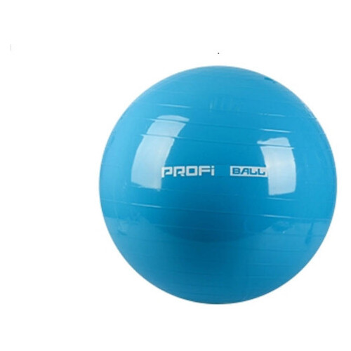 М'яч для фітнесу Profitball 85см Блакитний (MS 0382-BL) фото №2