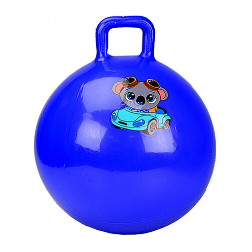М'яч для фітнесу Metr у вигляді гирі синій (CB4502) фото №1