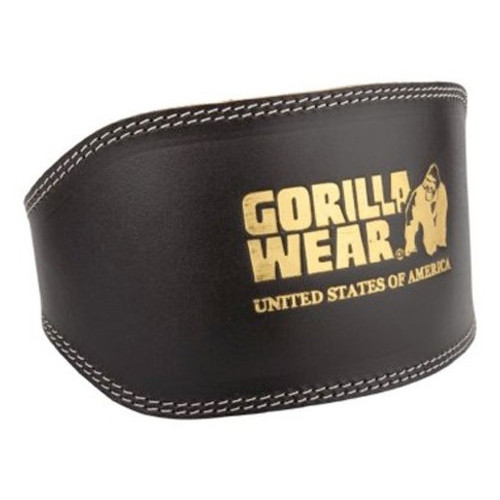 Пояс для тяжелой атлетики Gorilla Wear Full Leather Padded Belt Black L/XL (4384301930) фото №1