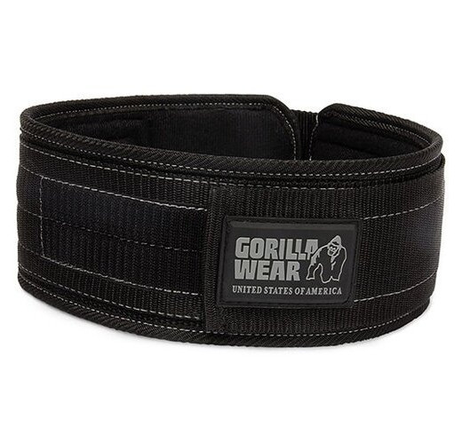 Пояс Gorilla Wear Nylon Belt M/L Чорний (34369003) фото №1