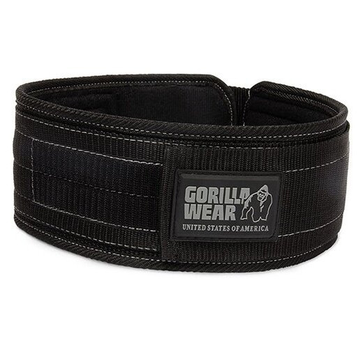 Пояс Gorilla Wear Nylon Belt M/L Чорний (34369003) фото №2